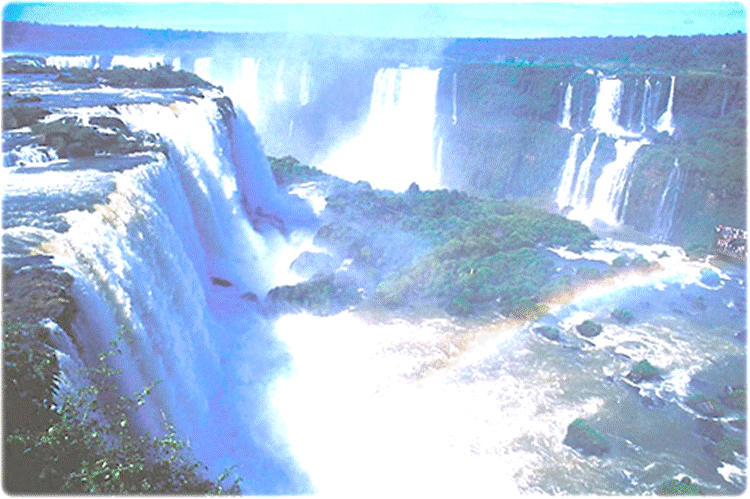 Las cataratas de Iguazú, Argentina.